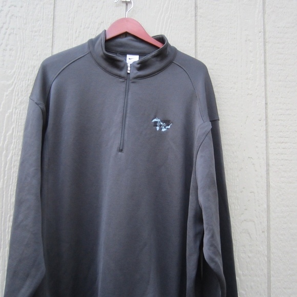 Nike Sweatshirt MenS 3XL Cover-Up Long Sleeve Anthracite Gray 400099-060‎ NWT - Picture 2 of 14